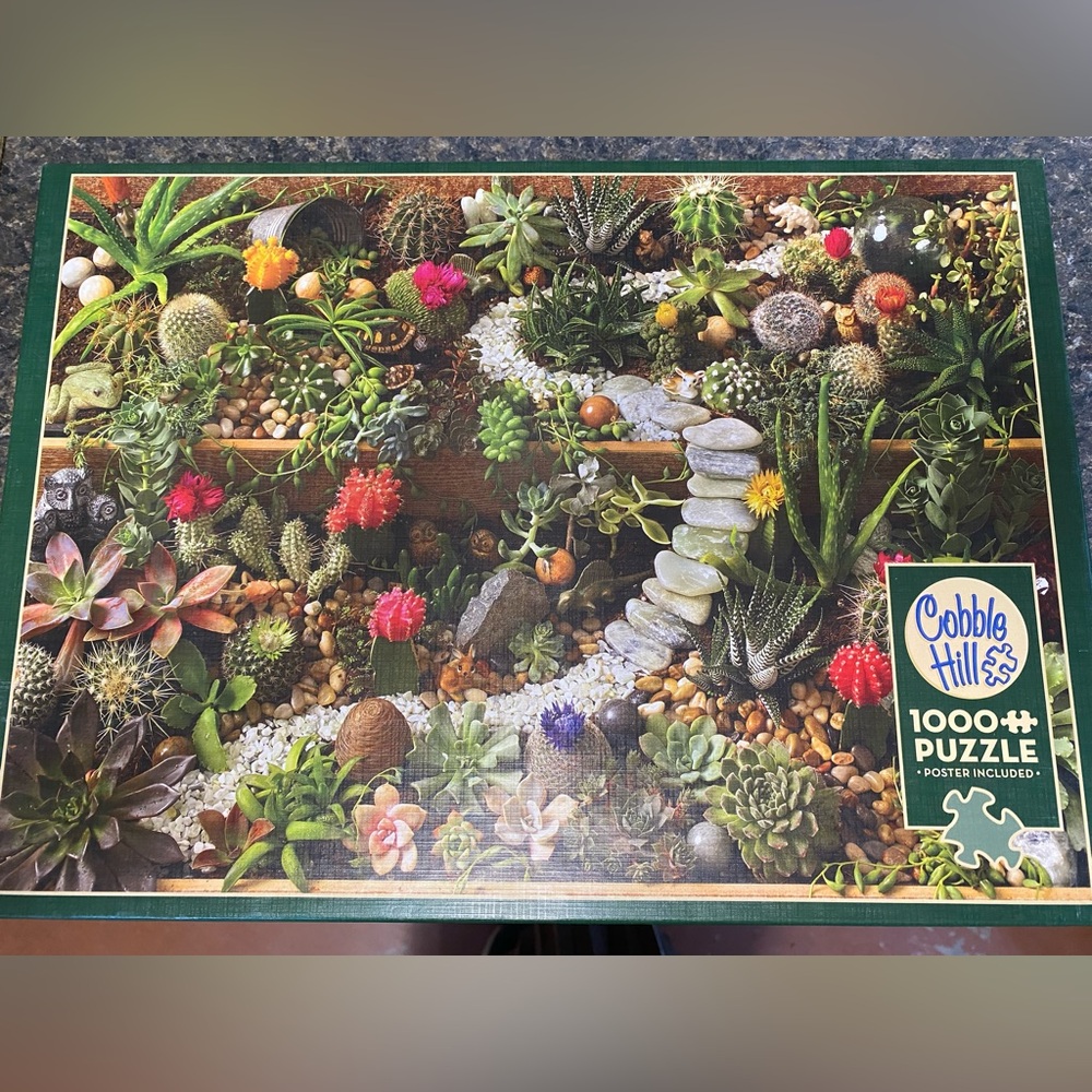 Cobble Hill 1000 Piece Puzzle - Succulent Garden